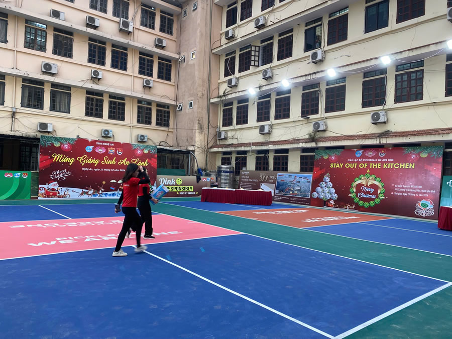 Thi công sân thể thao Pickleball tại Đồng Hới Quảng Bình Quảng Trị